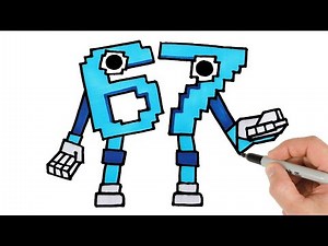How to Draw 67 | Steal a Brainrot