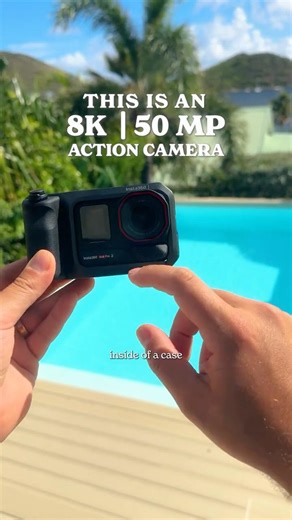 An action camera that can shoot 8k... wow #cameragear #insta360acepro2