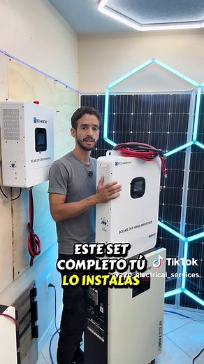 ECO-WORTHY Powermega 48V 314Ah Batería Solar Inversor 5KW