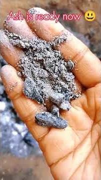 How to make ash at home I How to make wood ash