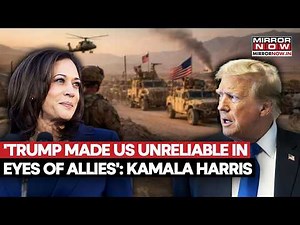 Kamala Harris Slams US President Over Iran War, 'Trump Made US Unreliable In Eyes Of Allies' | Watch