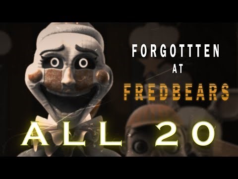 Forgotten At Fredbears | ALL 20 complete + ending