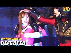 Super Sentai highlight] Gao Pink's Surrender vs. Orc Pink Defeated #supersentaiseries #powerrangers