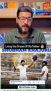 Meet Shubham Khajuria the boy from Nanak Nagar, Jammu, who turned his father’s unfulfilled dream into J&K’s cricketing story Starting at just 9 pushed by his father’s passion he rose from local matting wickets to debut in Ranji Trophy at 15 — the youngest ever from J&K. He became the first J&K cricketer to play for India U19 in 2014. 🟢 In 2023, he smashed 255 — the highest first-class score for J&K. He owns the highest individual scores for J&K in First-Class (255), List A (159) & T20 (85). 💪 