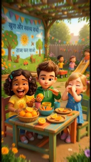 Orange Color Poem For Kids #shorts #abc #rhymes #cartoon