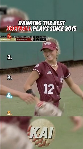 Ranking the Best Softball Plays Since 2015