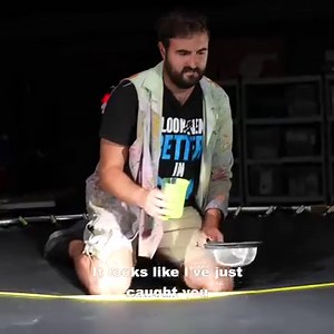 21K views · 742 reactions | So turns out jumping onto a trampoline engulfed in powder paint makes quite a mess… Gav and Dan kind of saw it coming, but still did it anyway. | The Slow Mo Guys | Facebook
