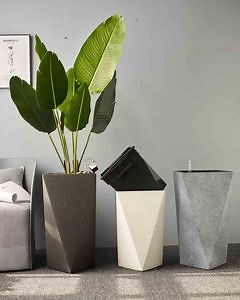 Nordic Style Wholesale Plastic Pots for Desktop Decoration Factory Directly Supply Garden Sets Large Planter Pots Macetas for Succulents (SJ06-3)