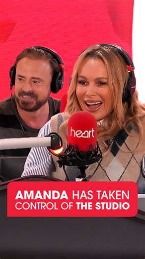 Studio buttons hate to see Amanda Holden coming... 🤣📻🫣 | Heart