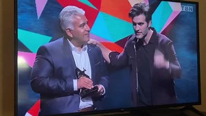 So this happened.. Always dreamt of winning a dove award. Never thought it would be for a film but life is funny like that. Congrats to everyone involved on #aweekaway! Thank you to @gospelmusicassoc for the honor! | Alan Powell