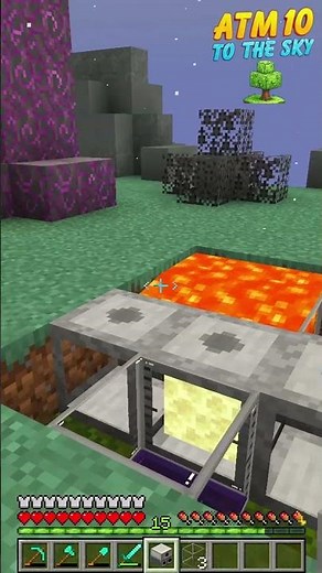 Automatiza End Stone, Obsidiana y más en ATM 10 Sky 🔥 Minecraft