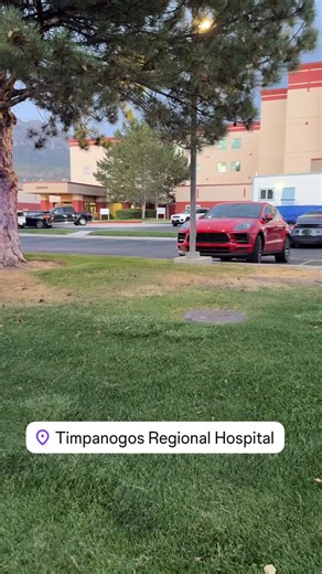Motorcade leaves Timpanogos Regional Hospital where Charlie Kirk was declared deceased Wednesday afternoon. | Sarah Martin