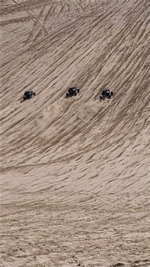 side by sides race up Sandmountain #sandmountain #sanddunes #sidebyside #turbo #racing