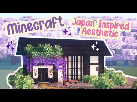 Minecraft Aesthetic Speed Build 🌸✨ CIT Pack Ghoulcraft Mizuno Hananacraft ✨ Japan Anime Minecraft ✨