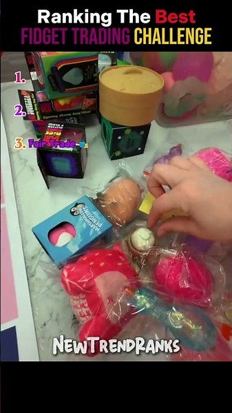 Ranking The Best Fidget Trading Challenge 🤯 #shorts #fidgettrading #fidgettoys