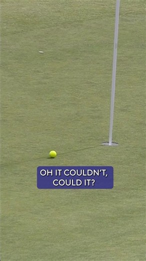 One of the CRAZIEST putts you’ll ever see 🤯