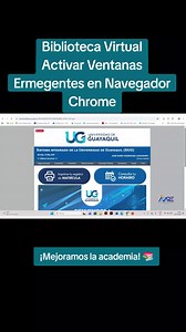Cómo activar ventanas emergentes en Chrome para acceder a la Biblioteca Virtual