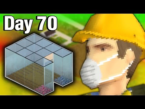 Building A Rooftop GREENHOUSE | | Project Zomboid The Builder #20