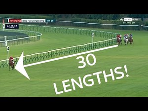 EXTRAORDINARY RIDE wins race by 30 LENGTHS!