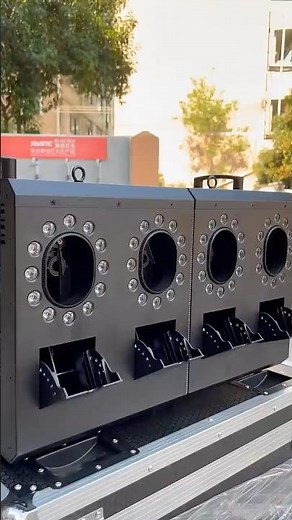 4 Outputs of Fog & Fun Best 1800W RGB 3in1 Bubble Fog Machine in Action!