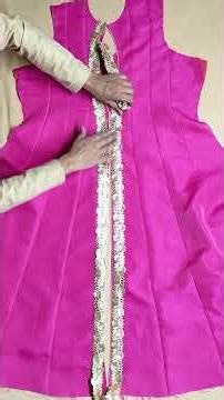 16 Panel Gown Cutting Tutorial #shorts