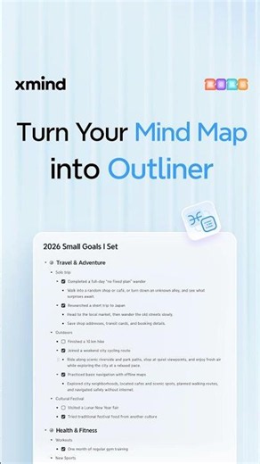 How to Turn Your Mind Map into a Linear Outline Instantly! 🤯