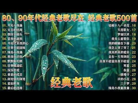 80、90年代经典老歌尽在 经典老歌500首 一人一首成名曲 🍀 昨夜星辰 - 林淑容 🌹 无言的结局 - 李茂山 & 林淑容 🎶 梨花泪 - 林淑容