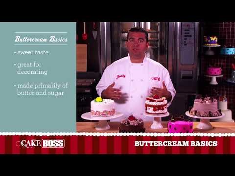 Buttercream Cake Frosting Basics - Icing Tips & Techniques - Cake Boss Baking