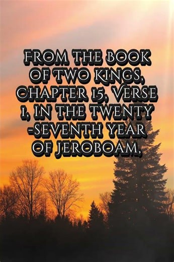 Beginning of Azariah's Reign in Judah #faith #bibleverse #dailydevotional