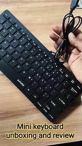 Small keyboard unboxing ✅ Mini keyboard unboxing and review || Small keyboard for tablet
