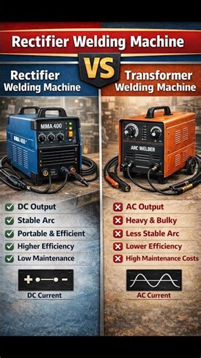 Rectifier vs Transformers welding machine #welding