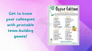 Office SCAVENGER HUNT Game: Printable Teambuilding Activity (PDF) - Etsy
