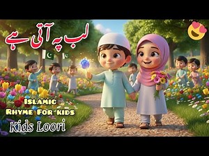 Lab Pe Aati Hai Dua | Islamic Kids Rhyme | Urdu Moral Poem 🌟