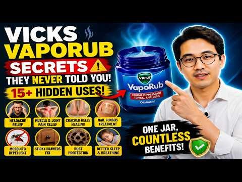 😳 15 Hidden Uses of Vicks VapoRub That Actually Work! 🤯