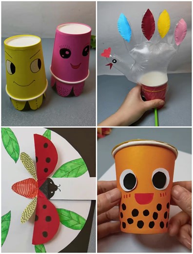 17K views · 210 reactions | Easy to Make Crafts with Paper Cup and More | Kids Planet | Facebook