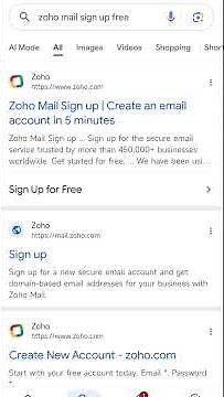 How to create Zoho Email ? Malayalam
