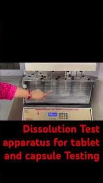 Dissolution Test Apparatus for Tablets & Capsules | Pharma Equipmnt #dissolutiontesting #formulation