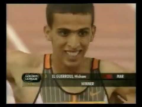M 1500m – Hicham El Guerrouj (Morocco) – 3:26.00 – Rome (Italy) – 1998 – World Record