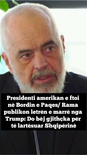 Presidenti amerikan e ftoi në Bordin e Paqes/ Rama publikon letrën e marrë nga Trump: