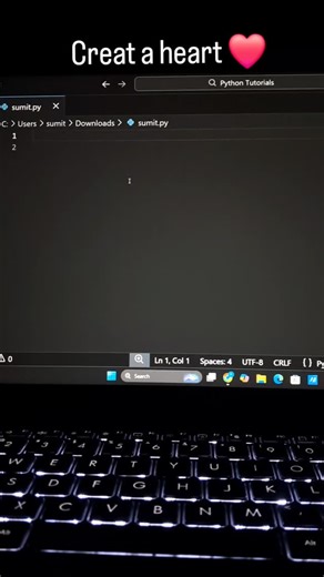 sumit | Creat a heart❤️ . . . . . #heart #viral #coding #treanding #1styearstudent #explorepage #reelsinsta | Instagram
