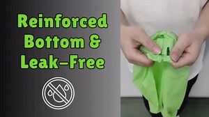 1.6 Gallon 100% Compostable Food Scrap Bags Handle Tie (120 Bags) Small Trash Bags Kitchen Garbage Bags US BPI Certified TUV OK Compost Home Certified Meeting ASTM D6400 (120 ct.)