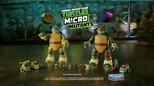 Teenage Mutant Ninja Turtles Micro Mutants TV Spot, 'Big in Battle'