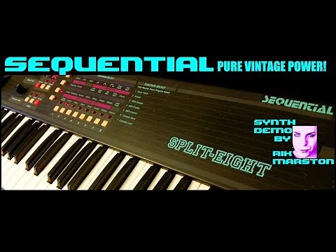 Sequential Split-Eight Pure Vintage Power! 2017 RARE Analog Synthesizer PRO-8 Rik Marston