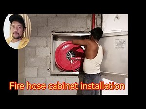 fire hose cabinet installation.