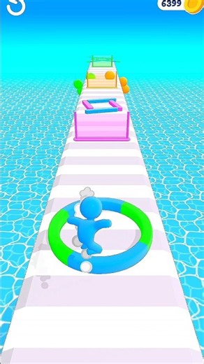 🌈 Color Run Challenge! Can You Reach the Finish? 🎨🏃 #ColorRun #GamingShorts #Shorts