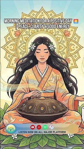 Morning Meditation for a Positive Day 🌅 | Peace, Clarity & Good Energy