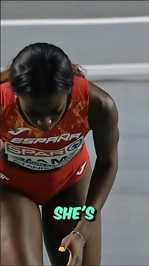 Fatima Diame’s Epic Long Jump Moment! #Athletics #LongJump