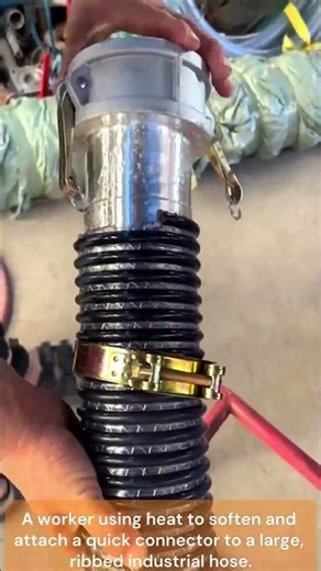 The Process of Installing Quick Connectors on Suction Hoses