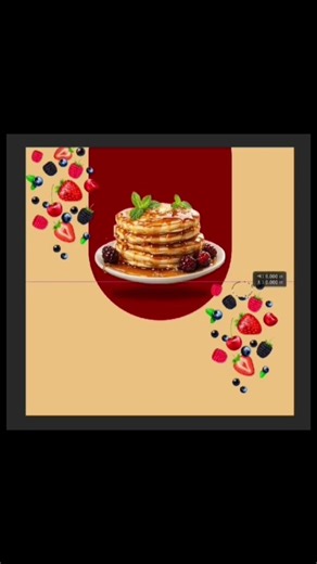 Modern Pancake Poster Design