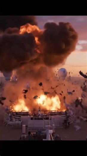 Cruise Ship Engine Explodes Near Shore